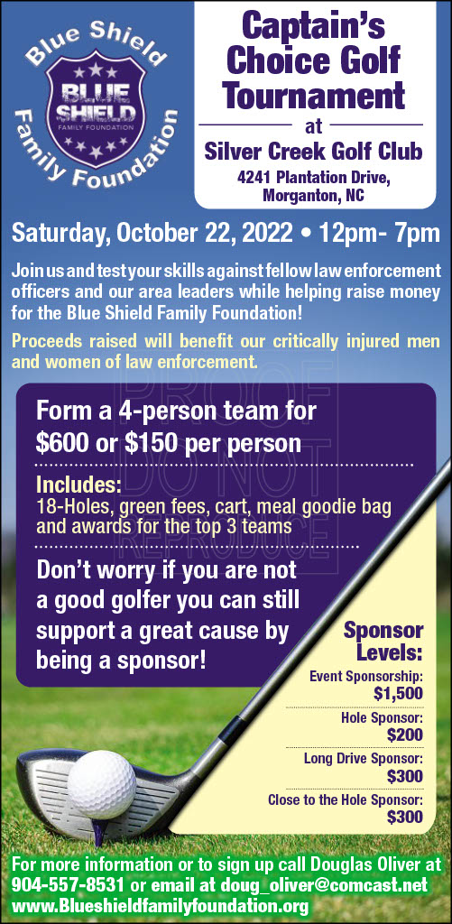 Morganton Golf Tournament - Blue Shield Family Foundation